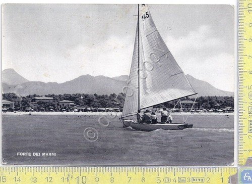 Cartolina - Postcard - Forte dei Marmi - barca a …