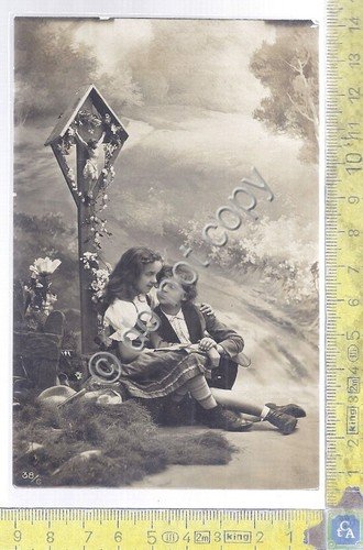 Cartolina - Postcard - Foto - Bambini e Gesù - …