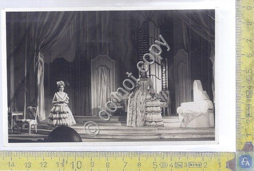 Cartolina - Postcard - foto - scena di teatro - … | Immagine principale