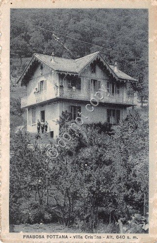 Cartolina - Postcard - Frabosa Sottana - Villa Cristina - …