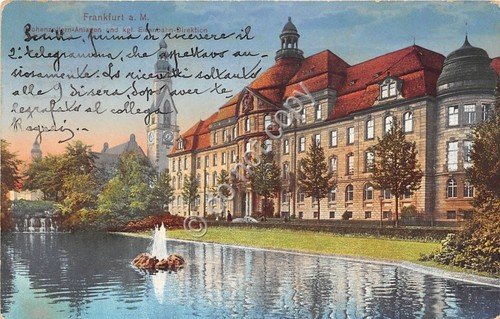 Cartolina - Postcard - Frankfurt - Hohenzollen Anlage - 1915 … | Immagine principale