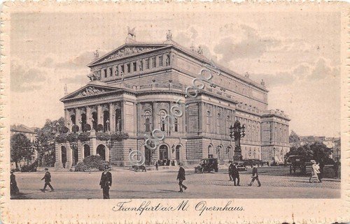 Cartolina - Postcard - Frankfurt - Operhaus - animata - …
