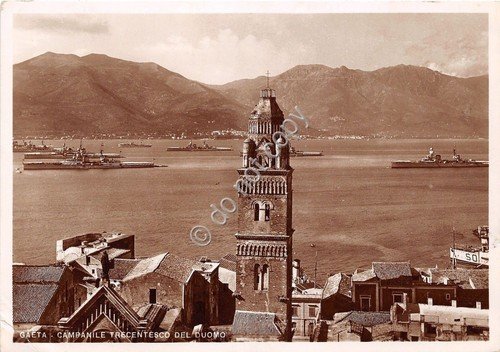 Cartolina - Postcard - Gaeta - panorama - Campanile Duomo … | Immagine principale