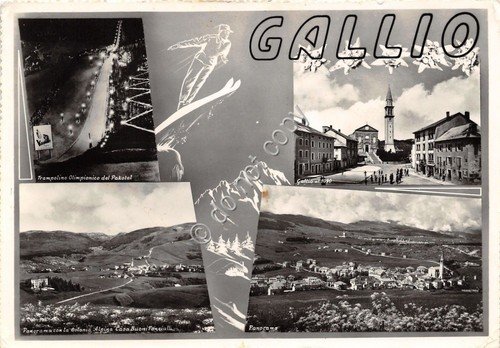 Cartolina - Postcard - Gallio - vedutine - salto dal …