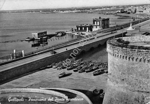 Cartolina - Postcard - Gallipoli - Panorama - Ponte - …