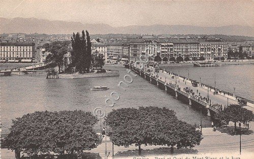 Cartolina - Postcard - Geneve - Ponte et Quai du …