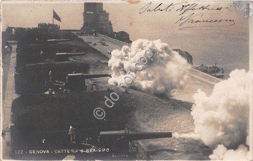 Cartolina - Postcard - Genova - Batteria S. Benigno - … | Immagine principale