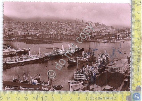 Cartolina - Postcard - Genova - Panorama del Porto - … | Immagine principale