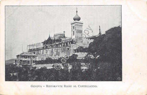 Cartolina - Postcard - Genova - Ristorante Righi al Castellaccio … | Immagine principale