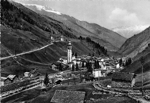Cartolina - Postcard - Gerola - Panorama - Anni '50 | Immagine principale