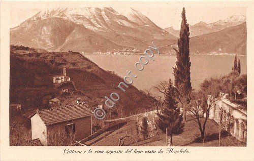 Cartolina - Postcard - Gittana - vista da Regoledo