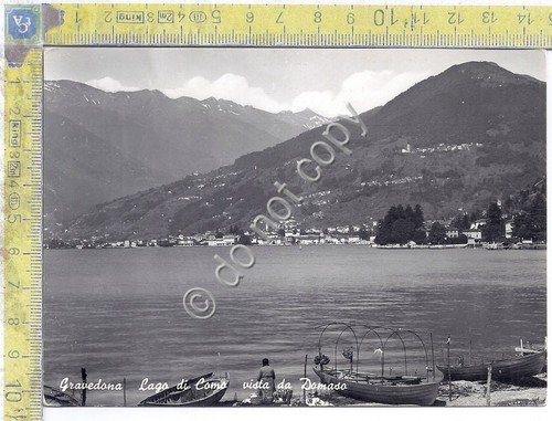 Cartolina - Postcard - Gravedona - Vista da Domaso - … | Immagine principale