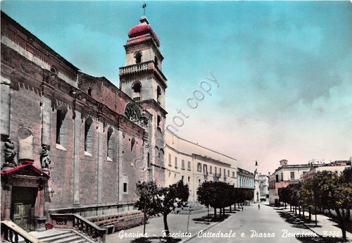 Cartolina - Postcard - Gravina - Cattedrale - Piazza Benedetto … | Immagine principale