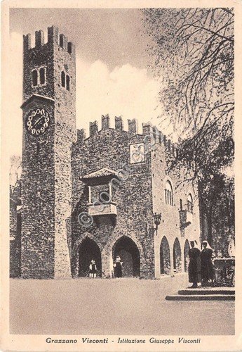 Cartolina - Postcard - Grazzano Visconti - Istituzione G. Visconti …