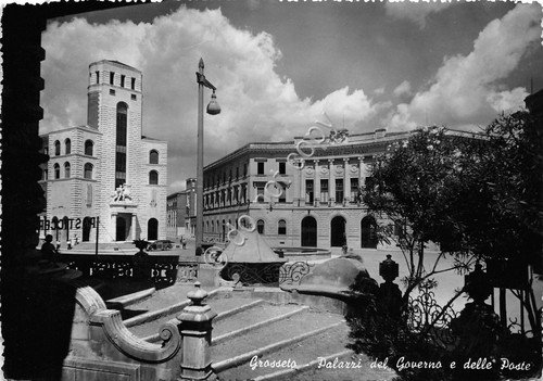 Cartolina - Postcard - Grosseto -Palazzi del Governo - 1952