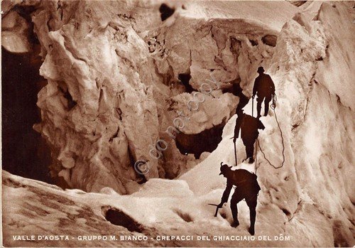 Cartolina - Postcard - Gruppo Monte Bianco - Crepacci del … | Immagine principale