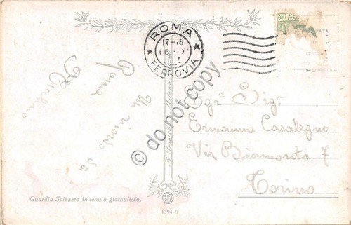 Cartolina - Postcard - Guardia Svizzera in tenuta giornaliera Ed. … | Immagine Gallery 2