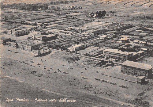 Cartolina - Postcard - Igea Marina - Colonie viste dall'aereo …