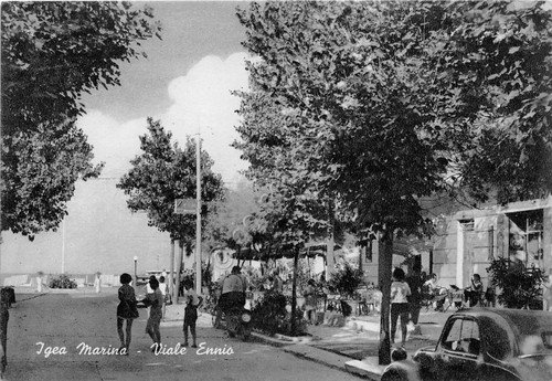 Cartolina - Postcard - Igea Marina - Viale Ennio - … | Immagine principale