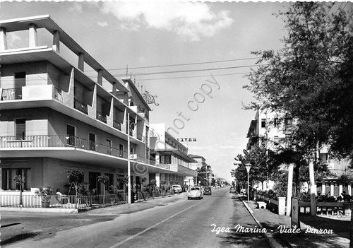 Cartolina - Postcard - Igea Marina - Viale Pinzon - …