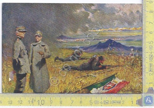Cartolina - Postcard - Il Termine Sacro - Militari in … | Immagine principale