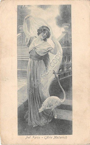 Cartolina - Postcard - Illustrata - Arte Moderna - Donna … | Immagine principale