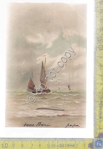 Cartolina - Postcard - Illustrata - Barche a vela - … | Immagine principale