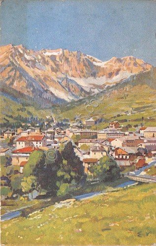 Cartolina - Postcard - Illustrata - Bardonecchia - panorama - … | Immagine principale
