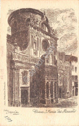 Cartolina - Postcard - Illustrata - Brescia - Chiesa S. …