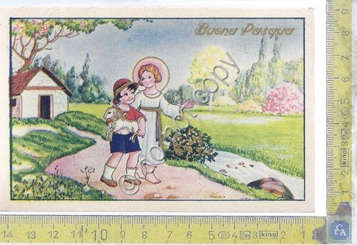 Cartolina - Postcard - Illustrata - Buona Pasqua - Gesù … | Immagine principale