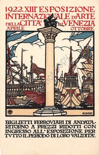 Cartolina - Postcard - Illustrata - Cisari - XIII Esposizione …