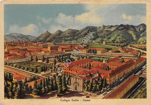 Cartolina - Postcard - Illustrata - Como - Collegio Gallio …