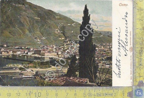 Cartolina - Postcard - Illustrata - Como - Panorama - … | Immagine principale