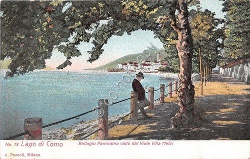 Cartolina - Postcard - Illustrata - Como - Panorama da …