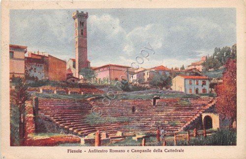 Cartolina - Postcard - Illustrata - Fiesole - Anfiteatro Romano … | Immagine principale