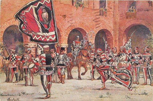 Cartolina - Postcard - Illustrata - Giunti - Siena - … | Immagine principale