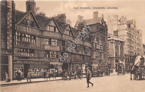 Cartolina - Postcard - Illustrata - London - Old Houses … | Immagine principale