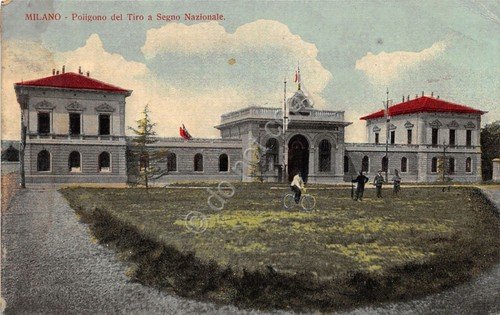 Cartolina - Postcard - Illustrata - Milano - Poligono tiro …