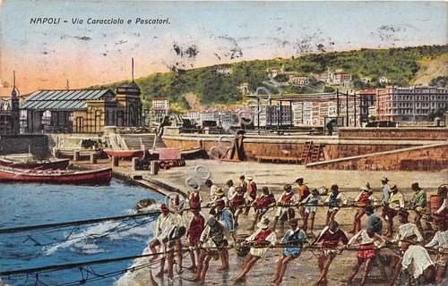 Cartolina - Postcard - Illustrata - Napoli - Via Caracciolo … | Immagine principale