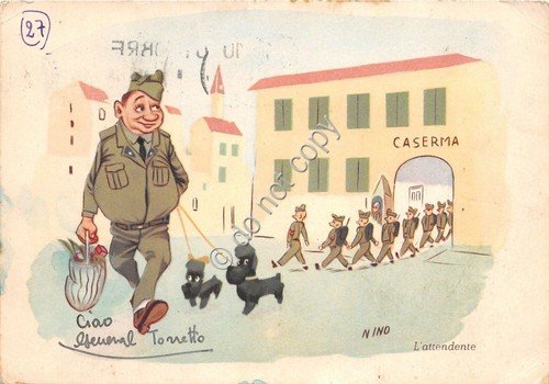 Cartolina - Postcard - Illustrata - Nino - L'Attendente - … | Immagine principale