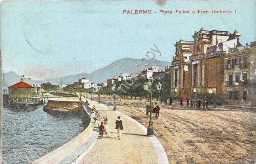 Cartolina - Postcard - Illustrata - Palermo - Porta Felice …