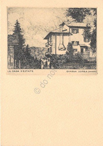 Cartolina - Postcard - Illustrata - Quarna sopra - la … | Immagine principale