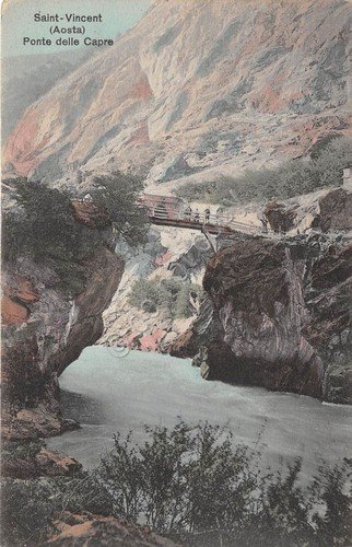 Cartolina - Postcard - Illustrata - Saint Vincent - Ponte … | Immagine principale