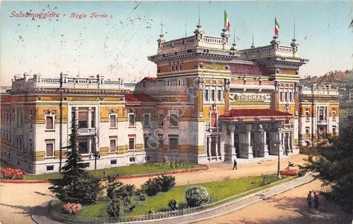 Cartolina - Postcard - Illustrata - Salsomaggiore - Regie Terme …