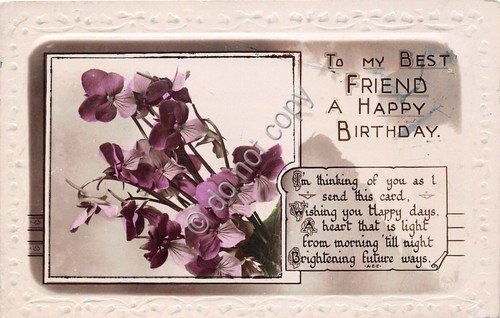 Cartolina - Postcard - Illustrata - Tipo Valentina - Happy …