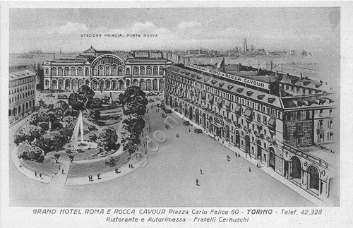 Cartolina - Postcard - Illustrata - Torino - Grand Hotel … | Immagine principale