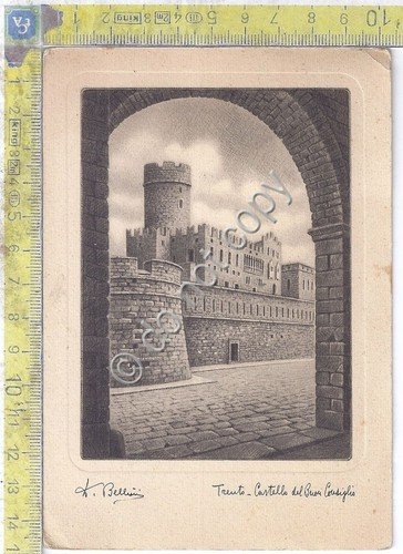 Cartolina - Postcard - Illustrata - Trento - Castello del …