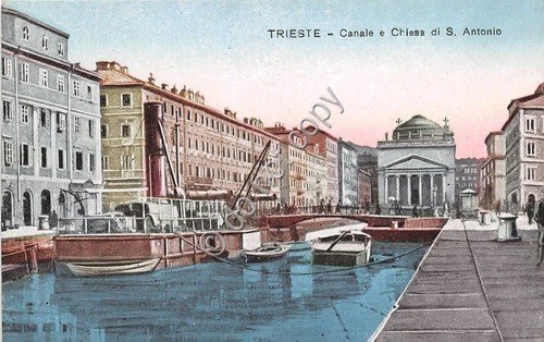 Cartolina - Postcard - Illustrata - Trieste - Canale - … | Immagine principale