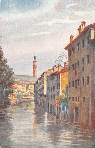 Cartolina - Postcard - Illustrata - Vicenza - vista da … | Immagine principale