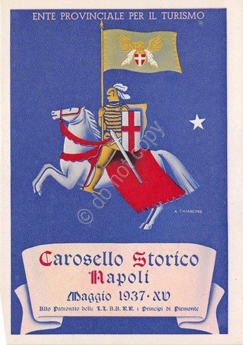 Cartolina - Postcard - Illustrata -Chiancone - Napoli - Carosello …